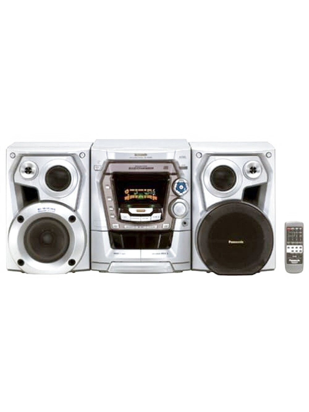Panasonic SC-AK300 Compact Stereo System (Silver) (Discontinued by Manufacturer)